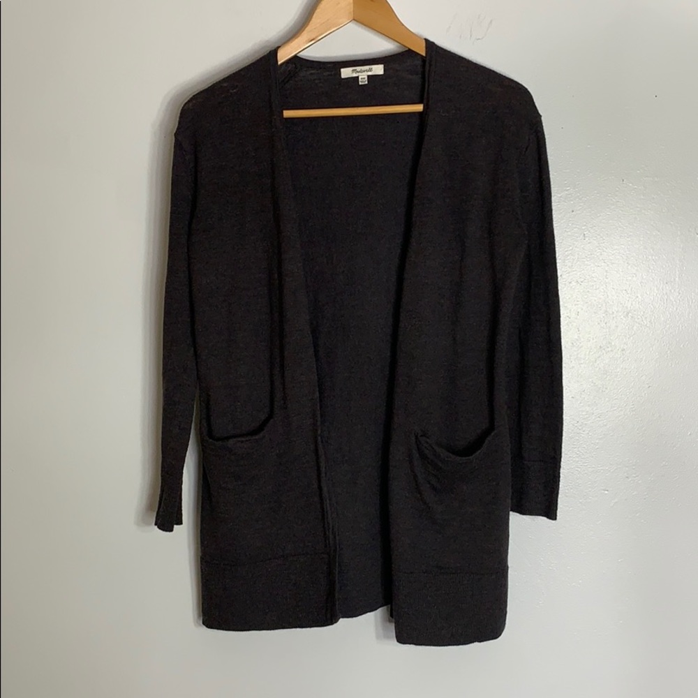 Madewell gray‎ summer Ryder cardigan